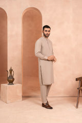 Biscotti Brown Kurta Trouser