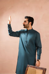 Premium Royal Blue Kurta Trouser