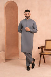 Gunsmoke Grey Kurta Trouser