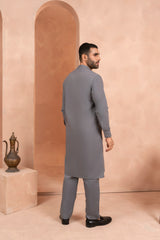 Gunsmoke Grey Kurta Trouser