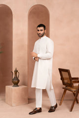 Ivory White Kurta Trouser