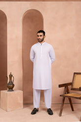 Pearl White Kurta Trouser
