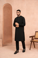 Raven Black Kurta Trouser