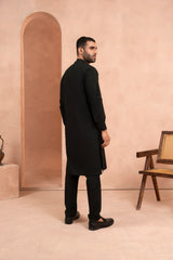 Raven Black Kurta Trouser