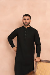 Raven Black Kurta Trouser