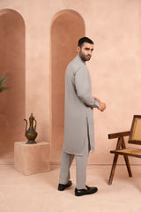 Steel Grey Kurta Trouser