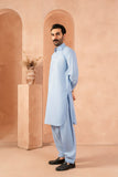 Premium Azure Blue Kameez Shalwar