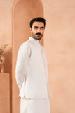 Ivory White Kameez Trouser with Blended Waistcoat