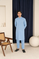 Premium Light Blue Kurta Trouser