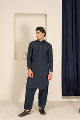 Premium Midnight Blue Kameez Shalwar