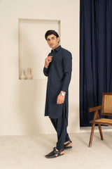 Premium Midnight Blue Kameez Shalwar