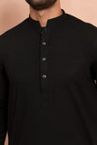 Raven Black Kurta Trouser