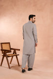 Premium Steel Grey Kameez Shalwar